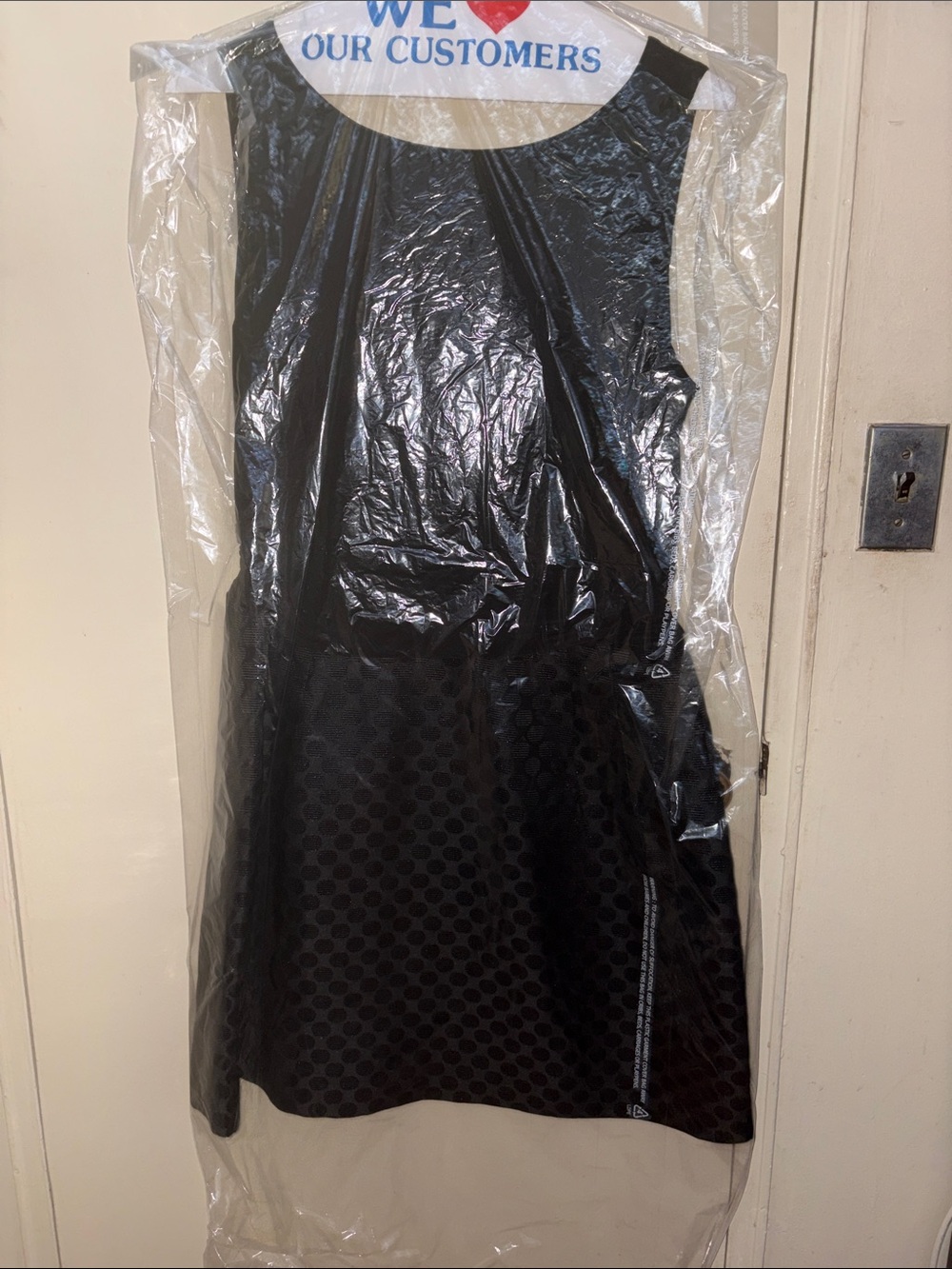 American Living Black Sleeveless A-Line Dress